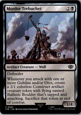 2023 MTG The Lord of the Rings: Tales of Middle-earth Mordor Trebuchet