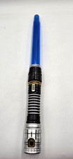 Star Wars Obi Wan Blue Lightsaber Tested Works HASBRO 2015 C-2945A B2920