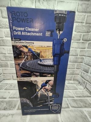 #ad ROTOPOWER Power Cleaner Drill Attachment 600 PSI 1 GPM $15.00