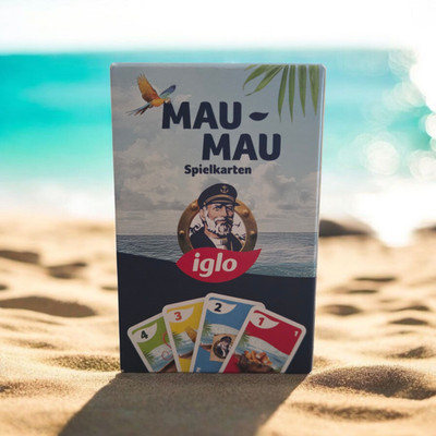 IGLO MAU MAU Spielkarten NEU