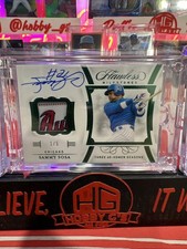 2020 Flawless 1/5 Tag Auto Legend Sammy Sosa, Game Worn!🔥👌