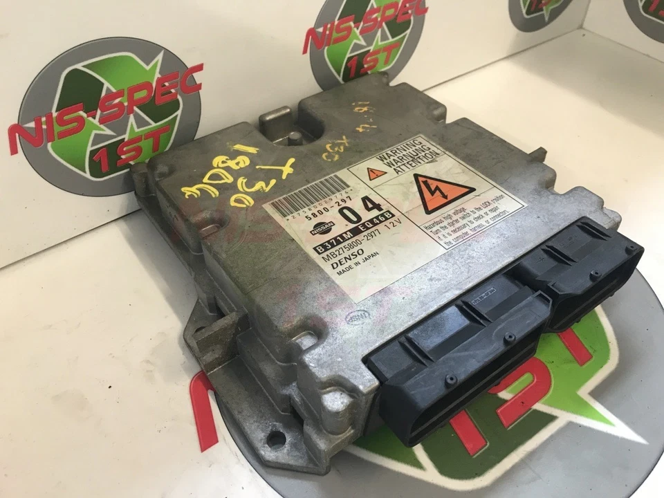 Nissan X-Trail T30 2004 ECU Denso MB275800-2977 2003-2004 B371MEQ46B Foto 2 de 4
