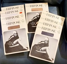 VTG 9 Pr NIB Mojud HIP-POSE Stockings Size Tall 5'8" Navy, Brown, Tan 1970s-80s