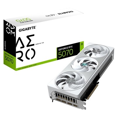 Gigabyte Nvidia Geforce Rtx 5070 Aero Oc 12G Grafikkarte 12Gb Gddr7 6144 Cuda