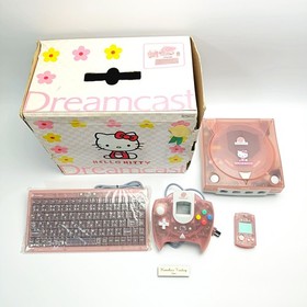 SEGA Dreamcast HELLO KITTY Pink Console region-J retro game Sanrio kawaii