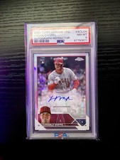 2023 Topps Chrome Update Series - Autographs Logan O'Hoppe #AC-LOH /499 (AU, RC)
