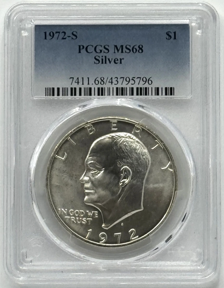 MS 68 Graded Eisenhower Dollars 1971-1978 for sale | eBay