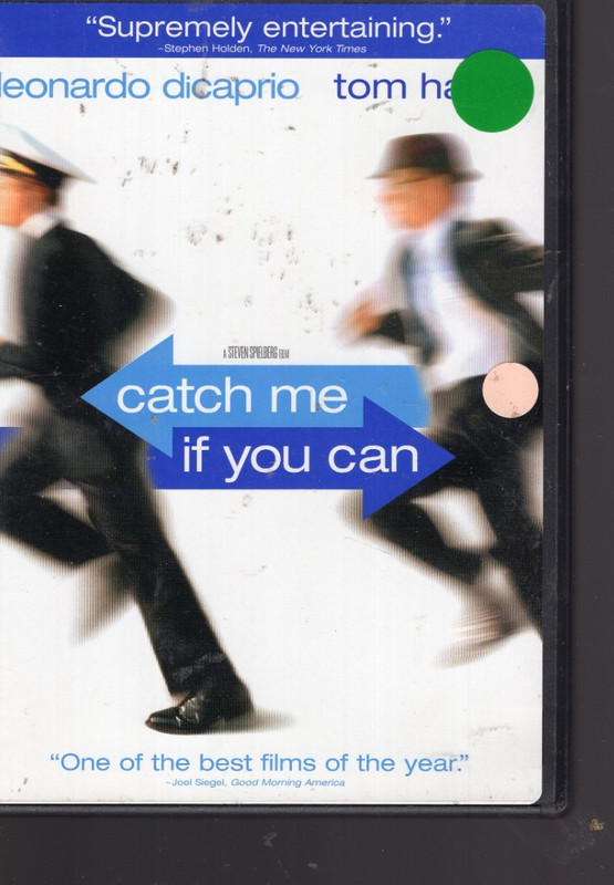 Catch Me If You Can DVD - Hanks & DiCaprio