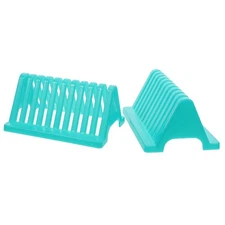  2 Pcs Plate Drying Rack Stand for Slides Laboratory Glass Holder