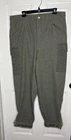 Vintage 1940 WW2 Swedish 102K Wool Army Military Cargo Field Pants 38” X 30 RARE