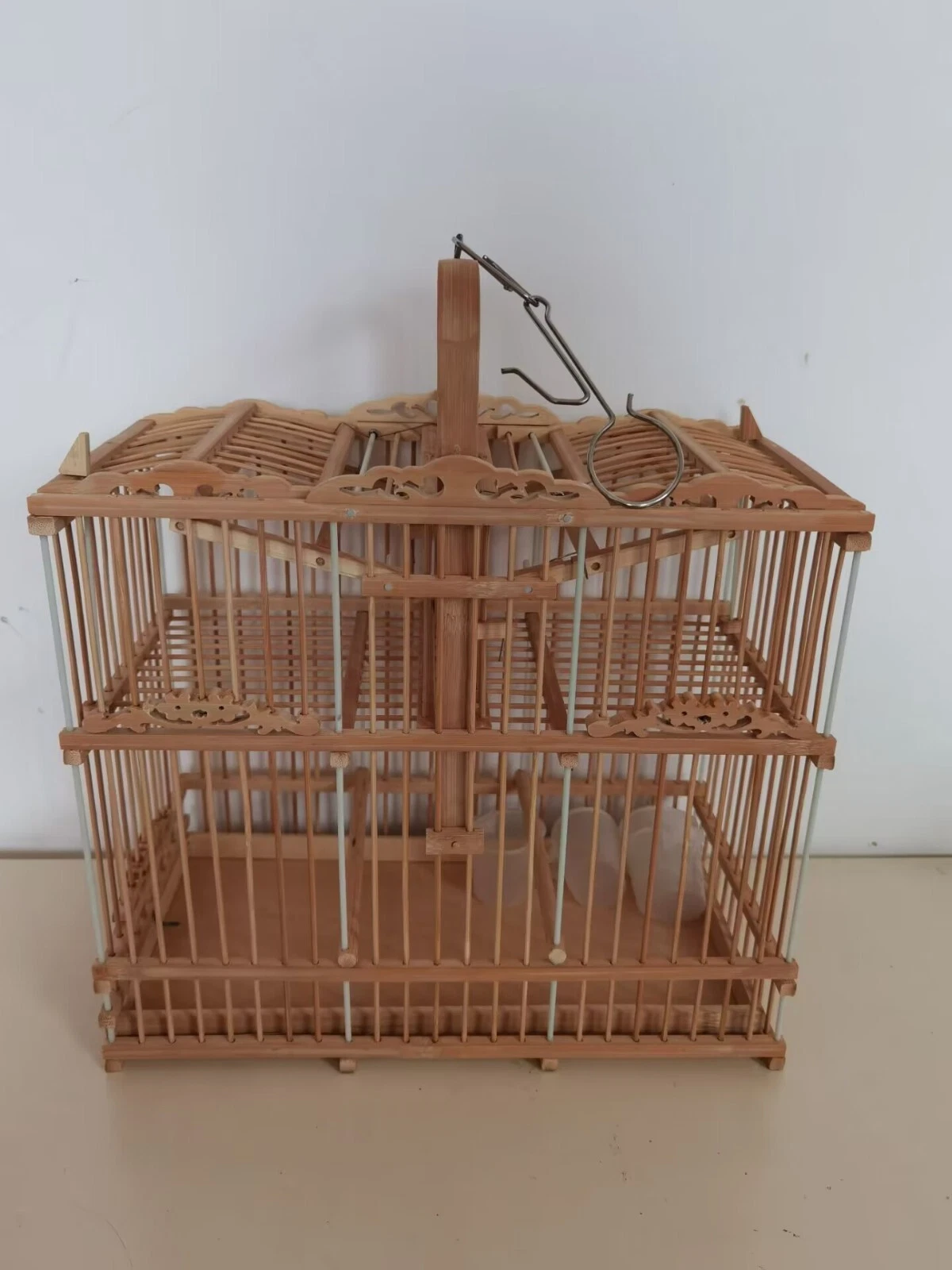2-Door Birdcage Repeating Trap Cage Hunting Escaped bird cage Birds Catch 6
Opens in a new window or