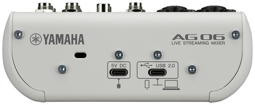 YAMAHA AG06MK2 W 6ch Live Streaming Mixer White USB Audio Interface AG06 - Picture 6 of 7