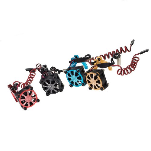 36MM Metal Motor Cooling Fan Adjustable Radiators for t4 SCX10 RC Car Upgrade - Picture 5 of 9