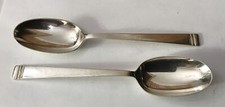 2 x Mappin & Webb 21cm Classic Princes Silver Plate Serving Table Spoons Cutlery