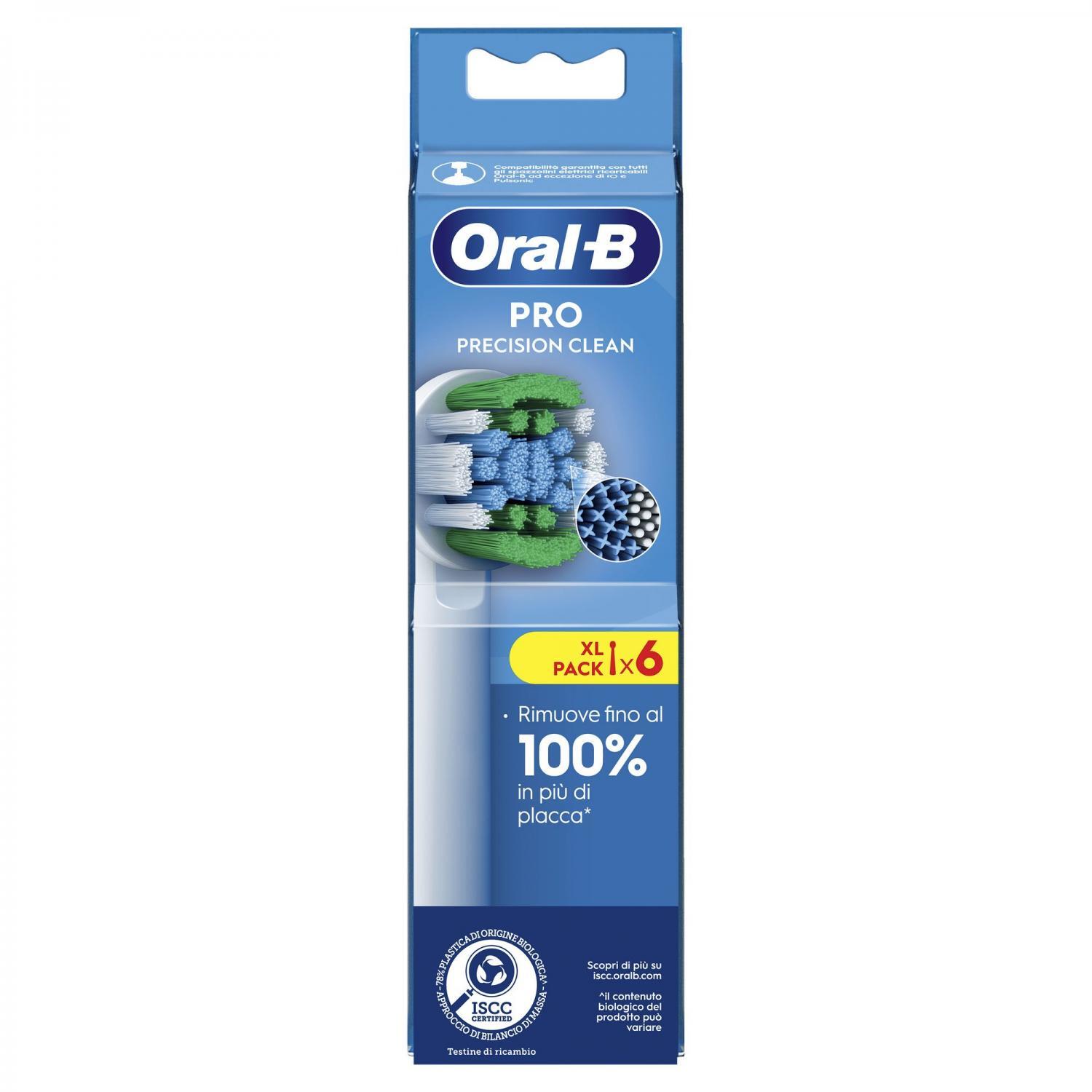 Oral-B Testine Di Ricambio per Pro Precision Clean, 6 Testine 902944-Pro