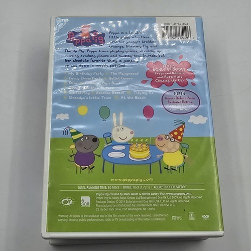 Peppa Pig Bubbles Balloon Ride Muddy Puddles Peppas Christmas DVDs Kids Lot of 4 - Picture 7 of 10