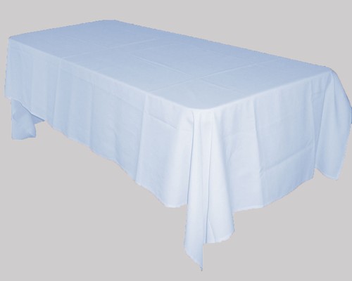 Mantel de mesa rectangular de color liso 100 % algodón egipcio 5 piezas - Imagen 16 de 19