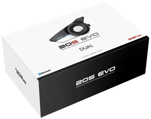 Sena 20S EVO Dual Pack BLUETOOTH® Motorcycle Intercom Up to 8 Participants