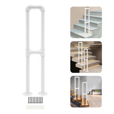 Barandilla, Barandilla en forma de U para escaleras, Barandilla para jardín, patio, terraza, garaje