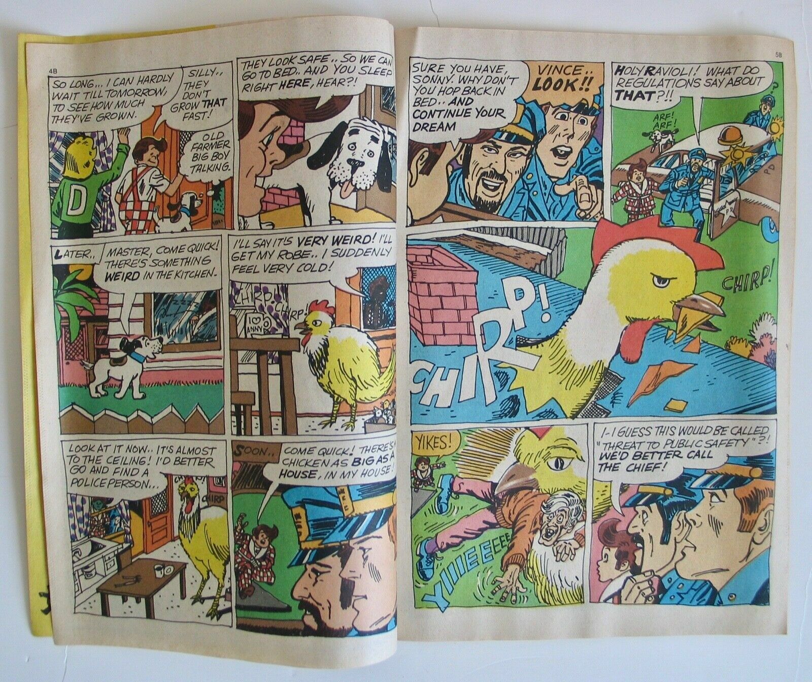 Vintage 1984 Adventures Bob's Big Boy Comic Book 323 Dolly Restaurant