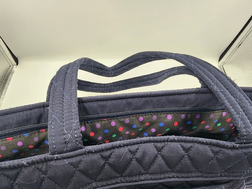 Navy blue Vera Bradley shoulder bag - Picture 2 of 4
