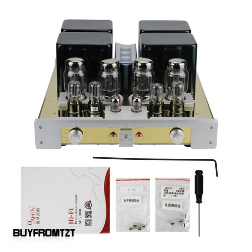 Amplificador de potencia integrado de alta gama tubo de vacío YAQIN MC-100B GB KT88 x4 CLASE-A - Imagen 2 de 8