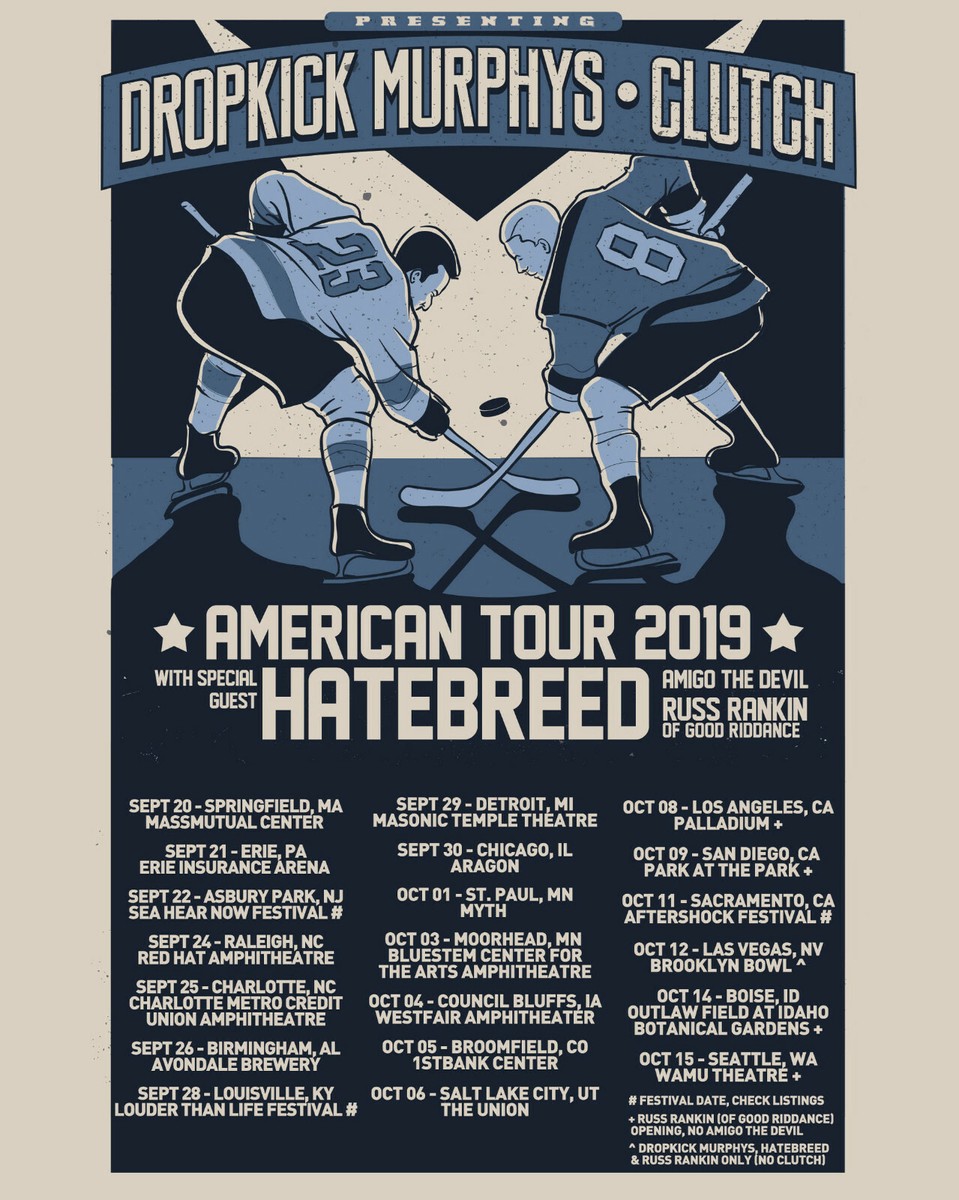こ*丸様 希少 レア 限定 Dropkick Murphys ポスター Dropkick Murphys - 2019 American Tour Concert Poster - 8x10 Color
