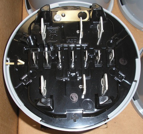 GE, GENERAL ELECTRIC WATTHOUR METER KWH, KV / KV2C, FM9S, 13 LUG, 4W, 120-480V, - Picture 2 of 7