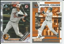 Adley Rutschman 2019 1st Bowman Draft(1) & Contenders (1) - Orioles
