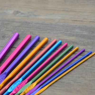 Crochet Hooks Kits with Storage Bag Soft Handle Crochet Needles Yarn Weave wi