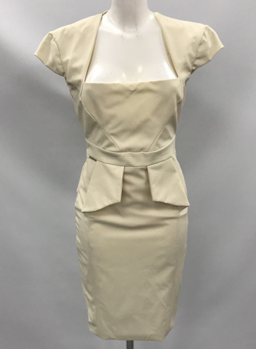 BNWT Betty Blue Women's Cream White Dress - Size UK 14