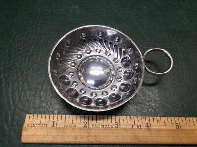 Vintage French Halphen Christofle Silverplated Wine Taster Tastevin