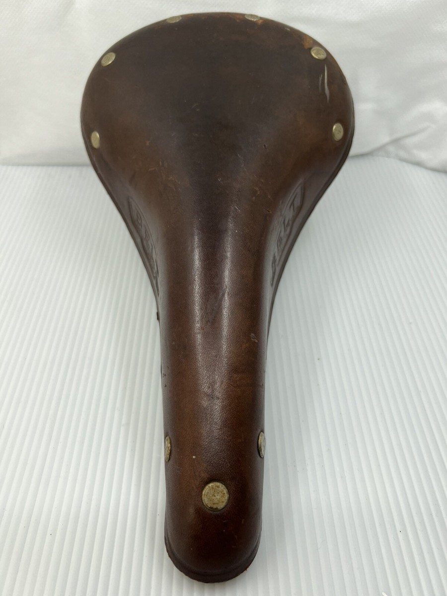 BELT Leather Saddle Fujita Tokyo 70's Vintage NOS Seat Brown