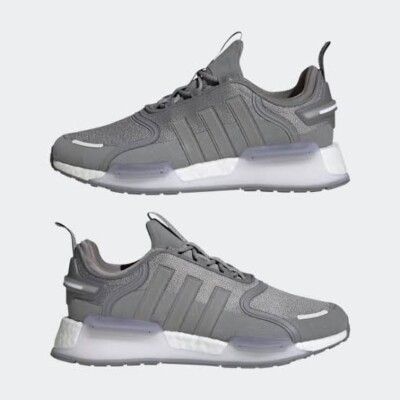 Adidas NMD V3 Boost Wolf Grey/White Casual Sneakers Mens Size US 8-10 New 