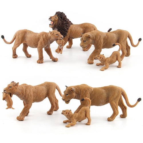Wild Lion Simulation Animals Model Toy Educational Toy Kids Garden Decor Small - Picture 3 of 12