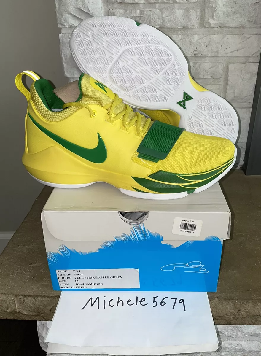 Nike pg 13 green new arrivals
