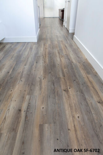 LOOSE LAY ANTIQUE OAK Vinyl Flooring planks floor DIY NO floating click NO glue - Picture 9 of 12