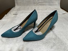 Nine West Baby Blue Suede Leather Pumps Heels - Sz 8.5- NEW Never Worn