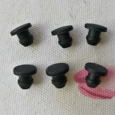 2.5mm~14mm Black Snap-on Hole Plugs Silicone Blanking End Caps Pipe Tube Inserts