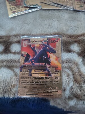 ポケモンカードゲーム Shining Charizard Pokemon Shining Charizard GX Textured Gold Foil Card 2019