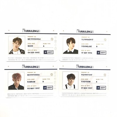 GOT7 パクジニョン Jinyoung 台湾 トレカ TURBULENCE GOT7 TURBULENCE