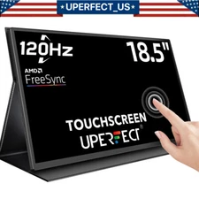 UPERFECT 18.5” Portable Monitor Touchscreen | 120HZ 1ms Gaming Monitor FreeSync
