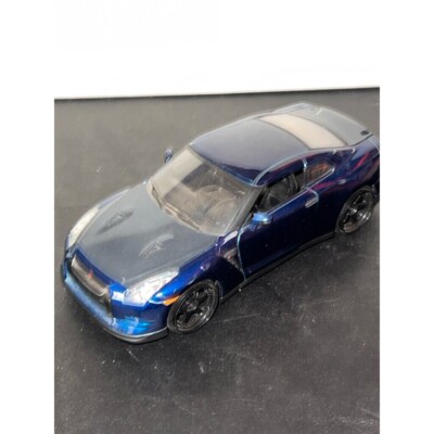 JADA TOYS  FAST & FURIOUS BRIAN'S 2009 NISSAN GT-R R35 BLUE 1:24 (TY1)