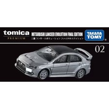 Tomy Tomica Premium TP02 Mitsubishi Lancer Evolution Toy Car Limited Edition