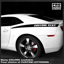 Chevrolet Camaro 2010-2015 Rear Quarter Side Accent Stripes Decals -Choose Color