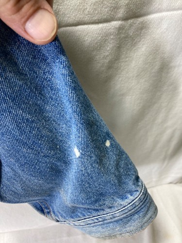 Vtg 90s Outdoor Expedition Trucker Jean Jacket Mens XL Denim Hong Kong - Picture 8 of 17