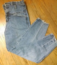 Ladies vintage Zena high waist distressed mom jeans made in USA size 9