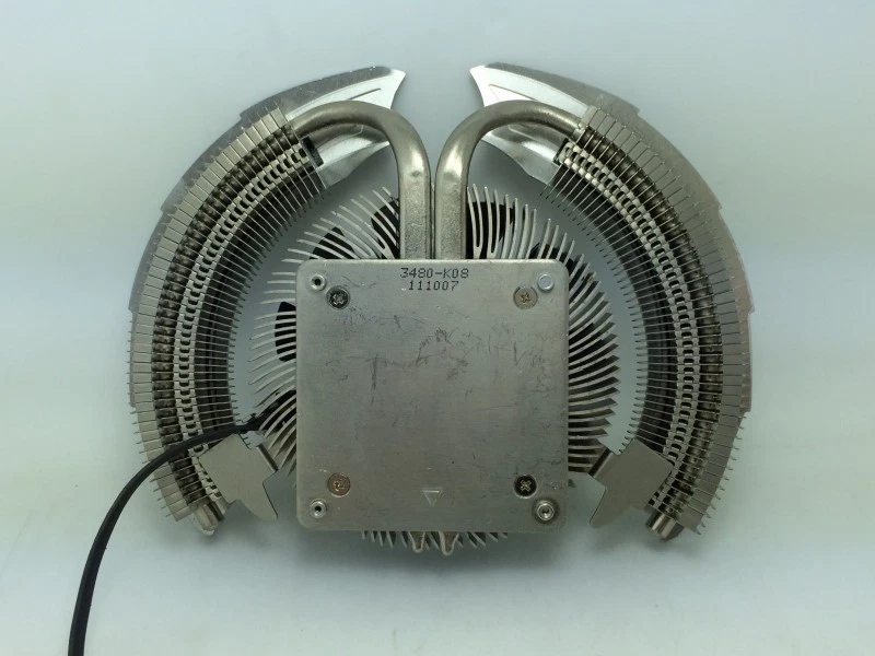 Radiador gráfico doble tubo de calor MSI GTX550TI CYCLONE2 Blade 2 Foto 2 de 4