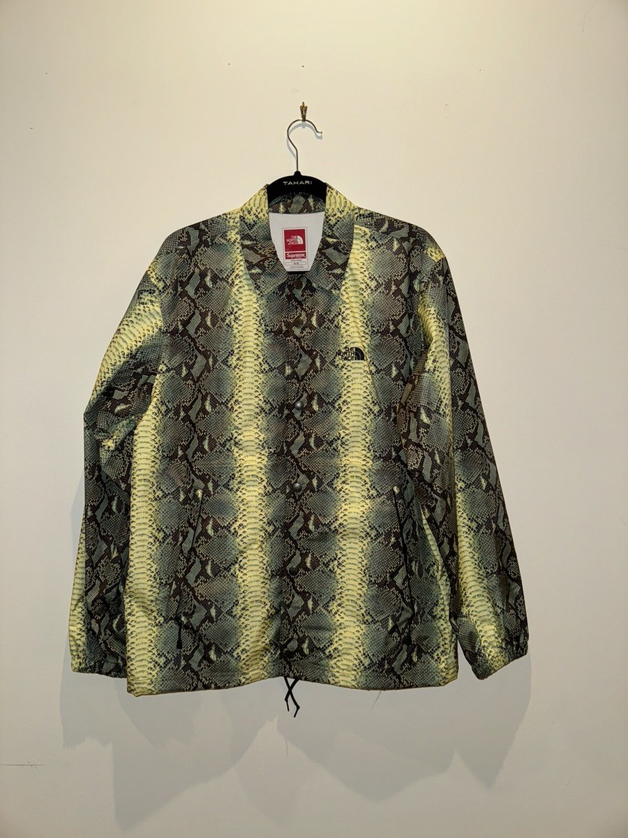 Supreme The North Face Snake Skin Taped Seam Coaches Jacket Supreme The North Face Snake Skin Taped Seam Coaches Jacket