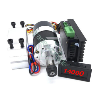 ER11 300W WS55-140 High Speed CNC spindle Motor Bracket Motor Driver Controller